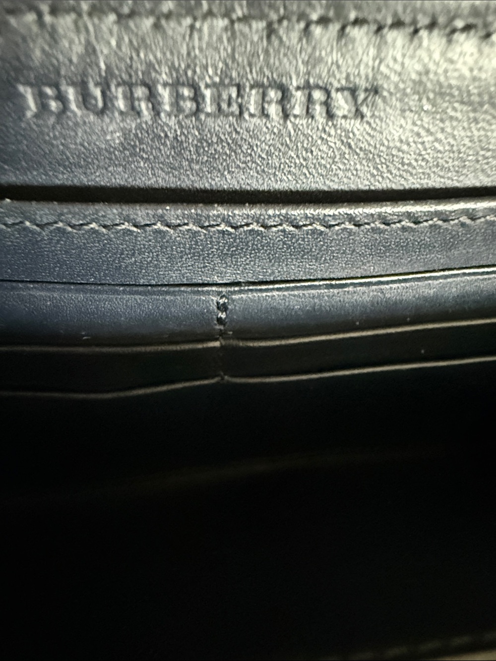 Burberry woman’s Black Solid Zip-Around Long Wallet with Credit Card Slots - Picture 8 of 11